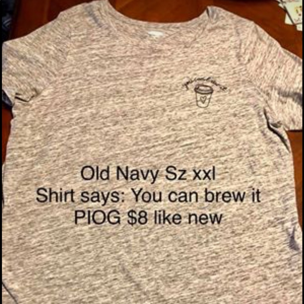 Short sleeve coffee shirt